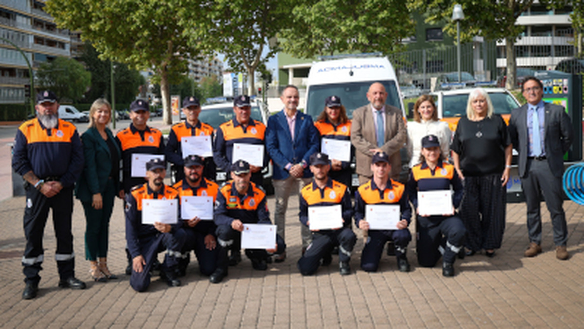 Móstoles celebra el 34 aniversario de su Agrupación de Voluntarios de Protección Civil