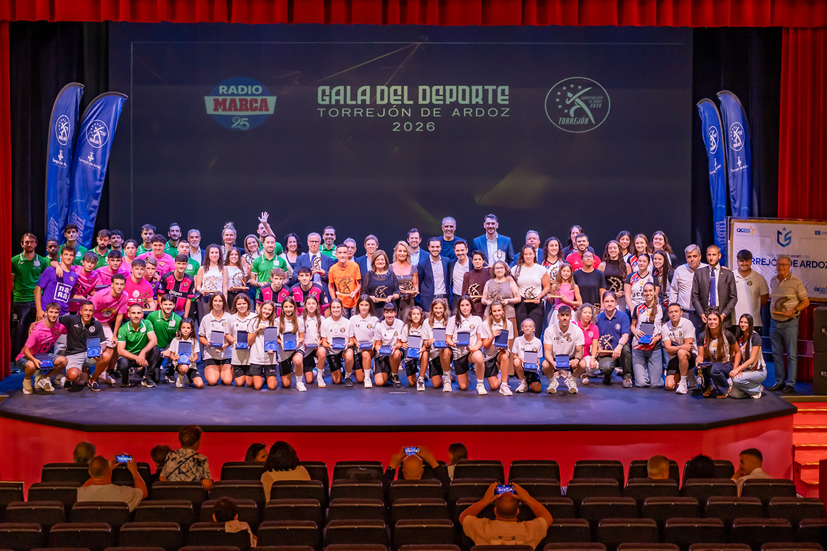 Torrejón de Ardoz brilla en la Gala del Deporte de Radio Marca
