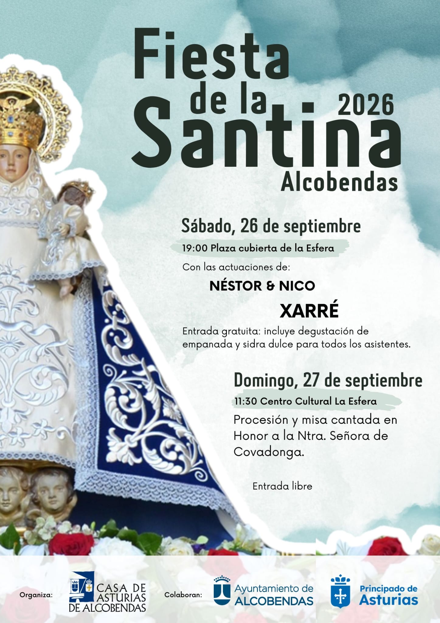 Alcobendas celebra este fin de semana la Fiesta de la Santina con música, sidra y tradición asturiana