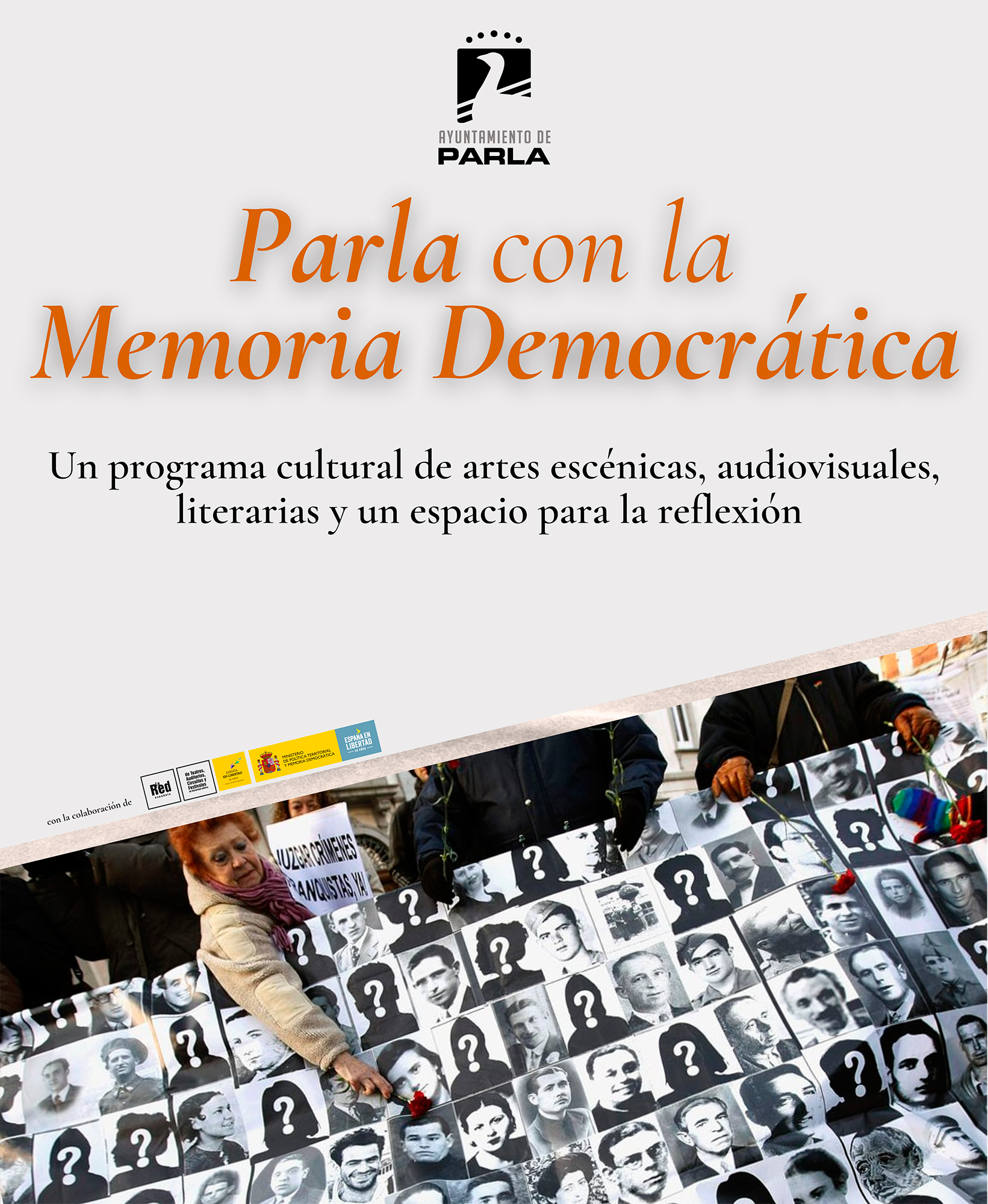 Parla presenta el programa 'España en Libertad. 50 años' con diversas propuestas escénicas